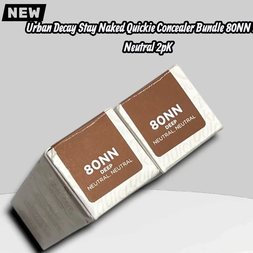 NEW Urban Decay Stay Naked Quickie Concealer Bundle 80NN Deep Neutral 2pc